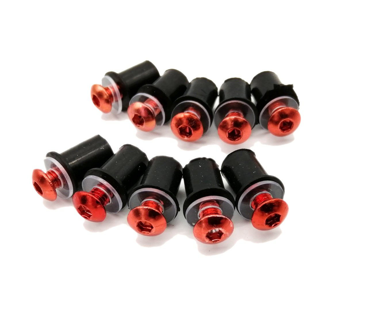 Kit de 10 vis bulle de carénage ARGENT BRAZOLINE - vue 3