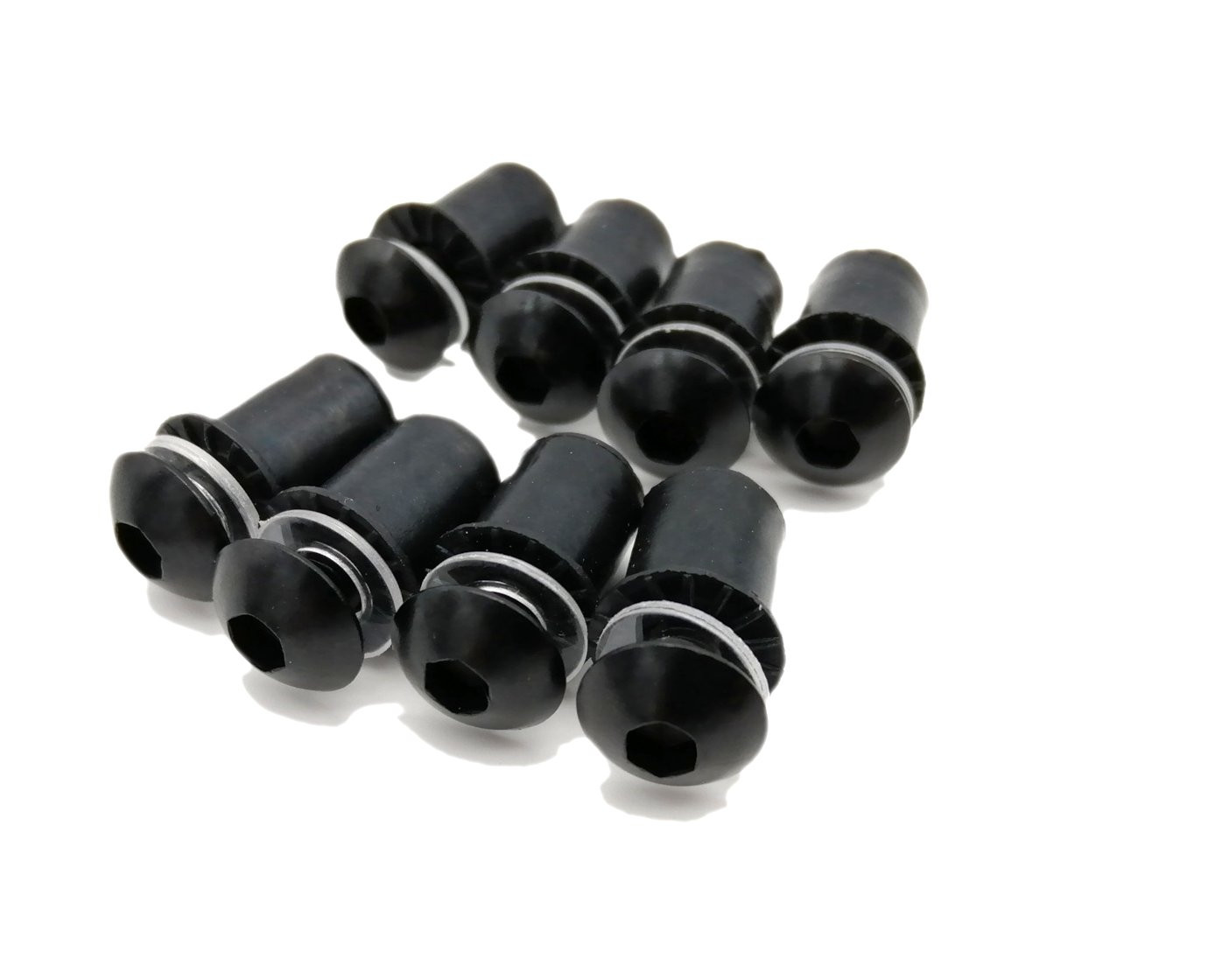 Kit de 10 vis bulle de carénage ARGENT BRAZOLINE - vue 4