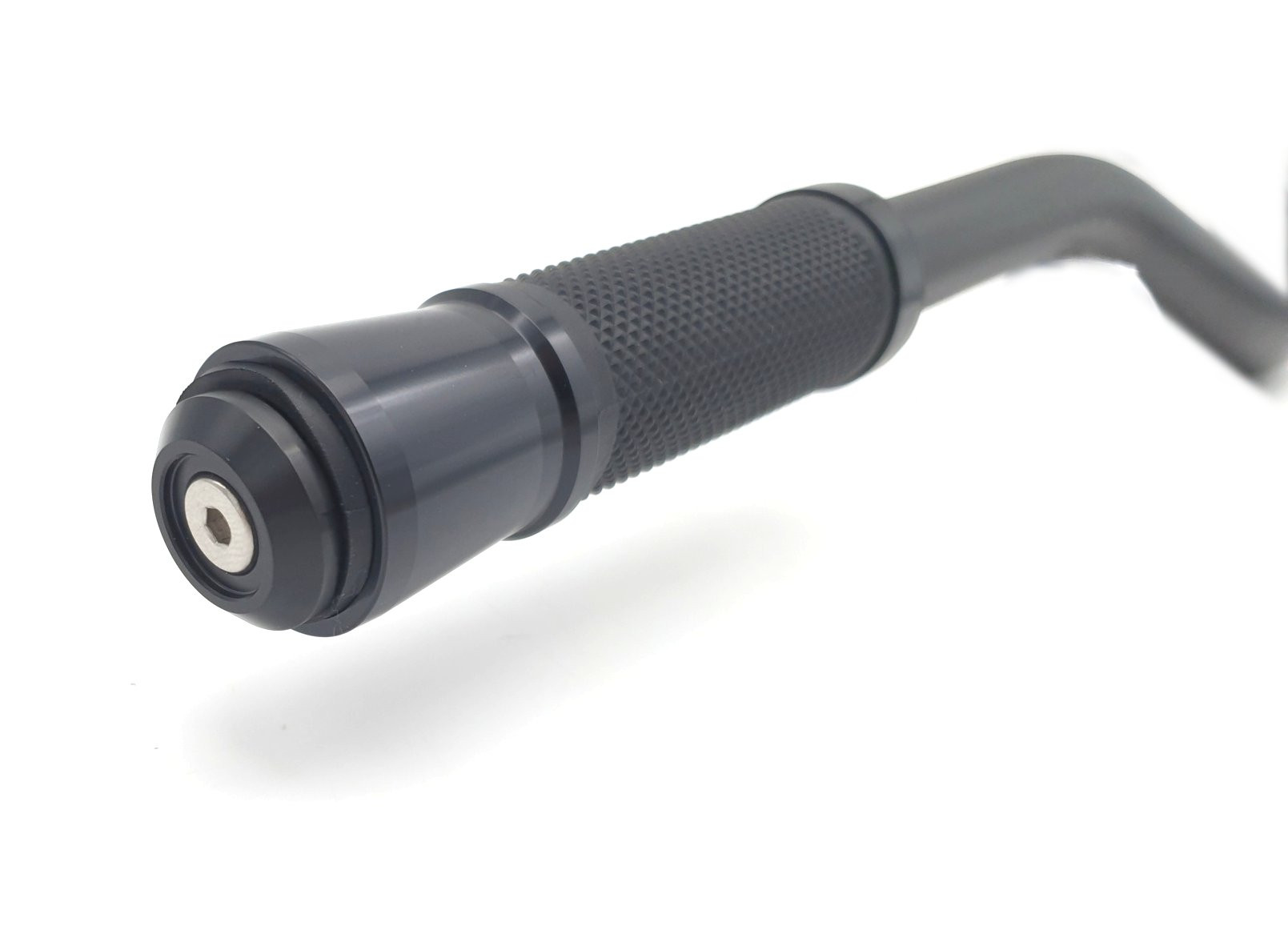 Embouts de Guidon Plats ANODIZED Noir BRAZOLINE - vue 2