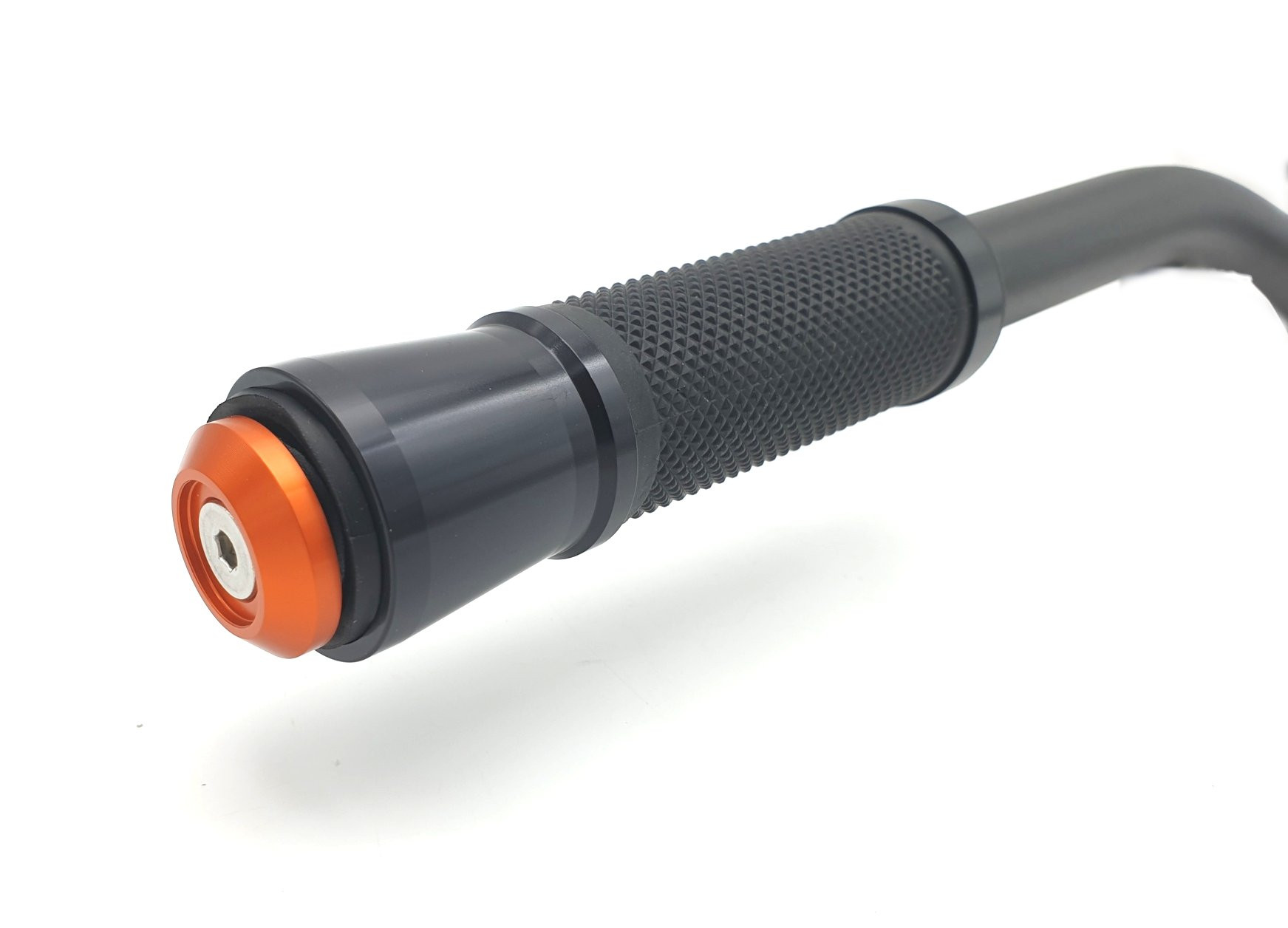 Embouts de guidon plats anodisés orange Brazoline - vue 2
