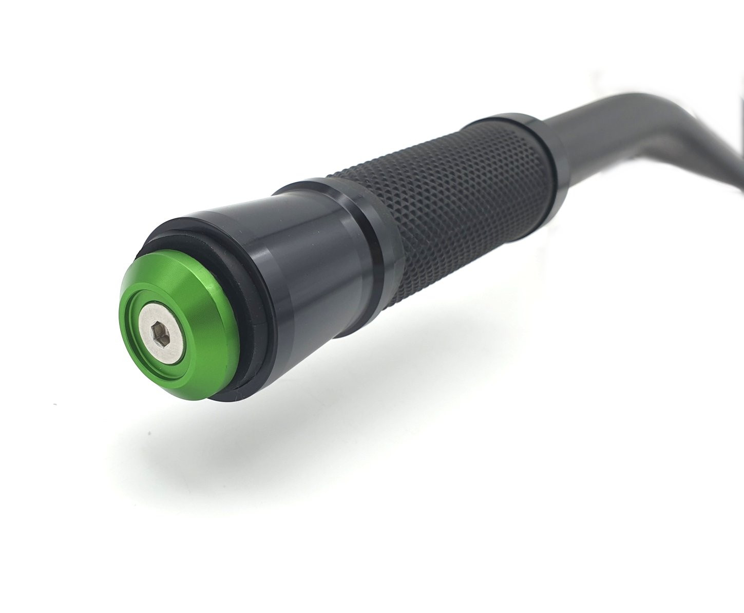 Embouts de guidon plats anodisés vert Brazoline - vue 2