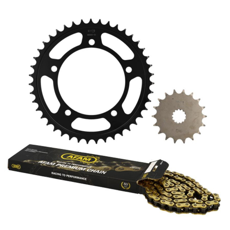 Kit chaîne renforcée premium AFAM Ducati 992 S T3 2004-2007 15x42 102M - vue 2