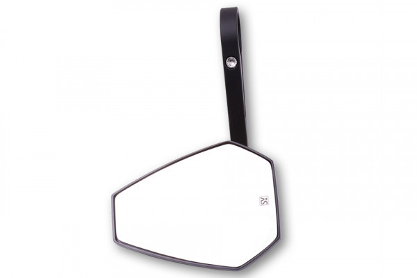 Rétroviseur embout de guidon noir mat alu Cleveland Brazoline - vue 2