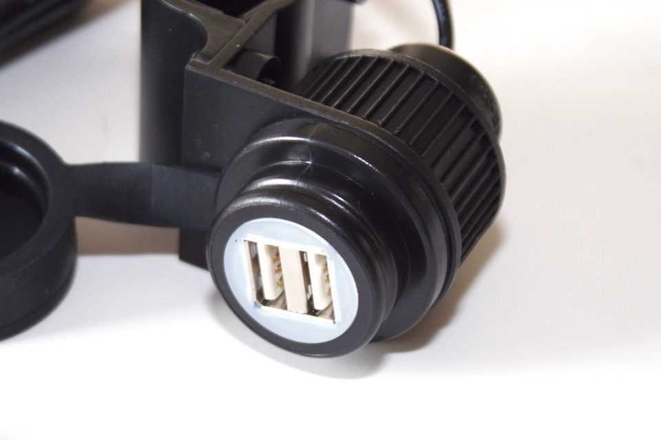 Prise double USB Brazoline fixation sur guidon - vue 2