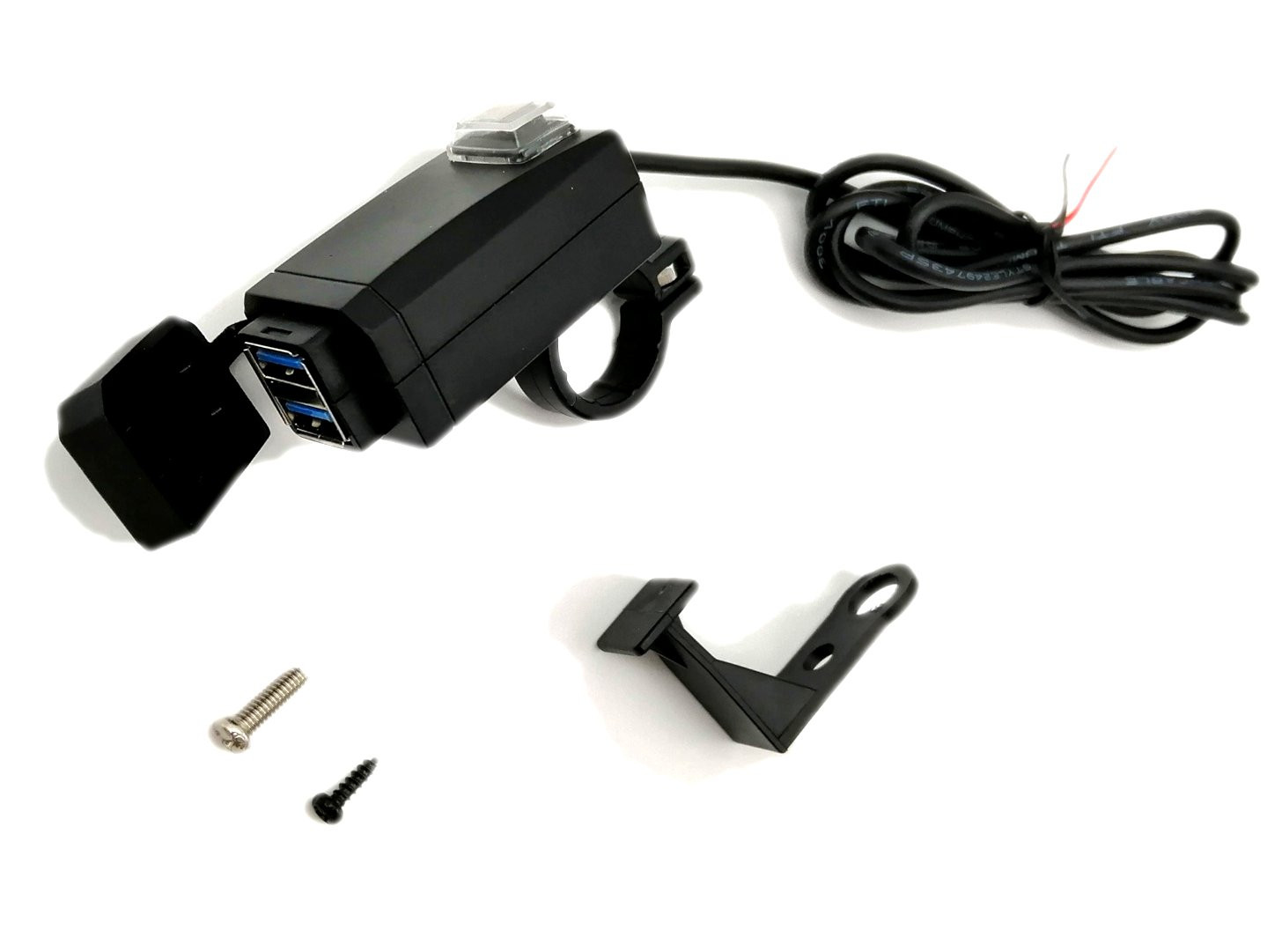 Prise USB double charge rapide 3.0A étanche multi-fixation Brazoline - vue 2