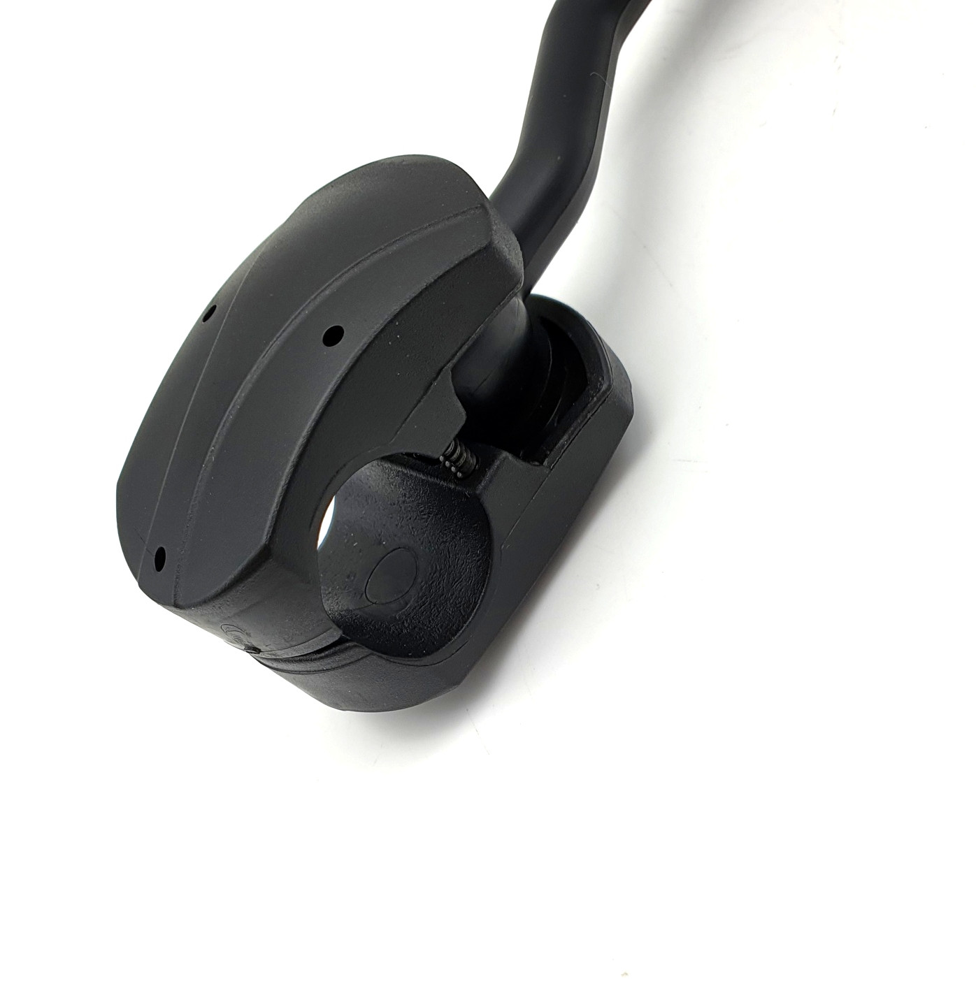 Rétroviseur universel enduro noir rabattable homologué CE BRAZOLINE (gauche) - vue 2