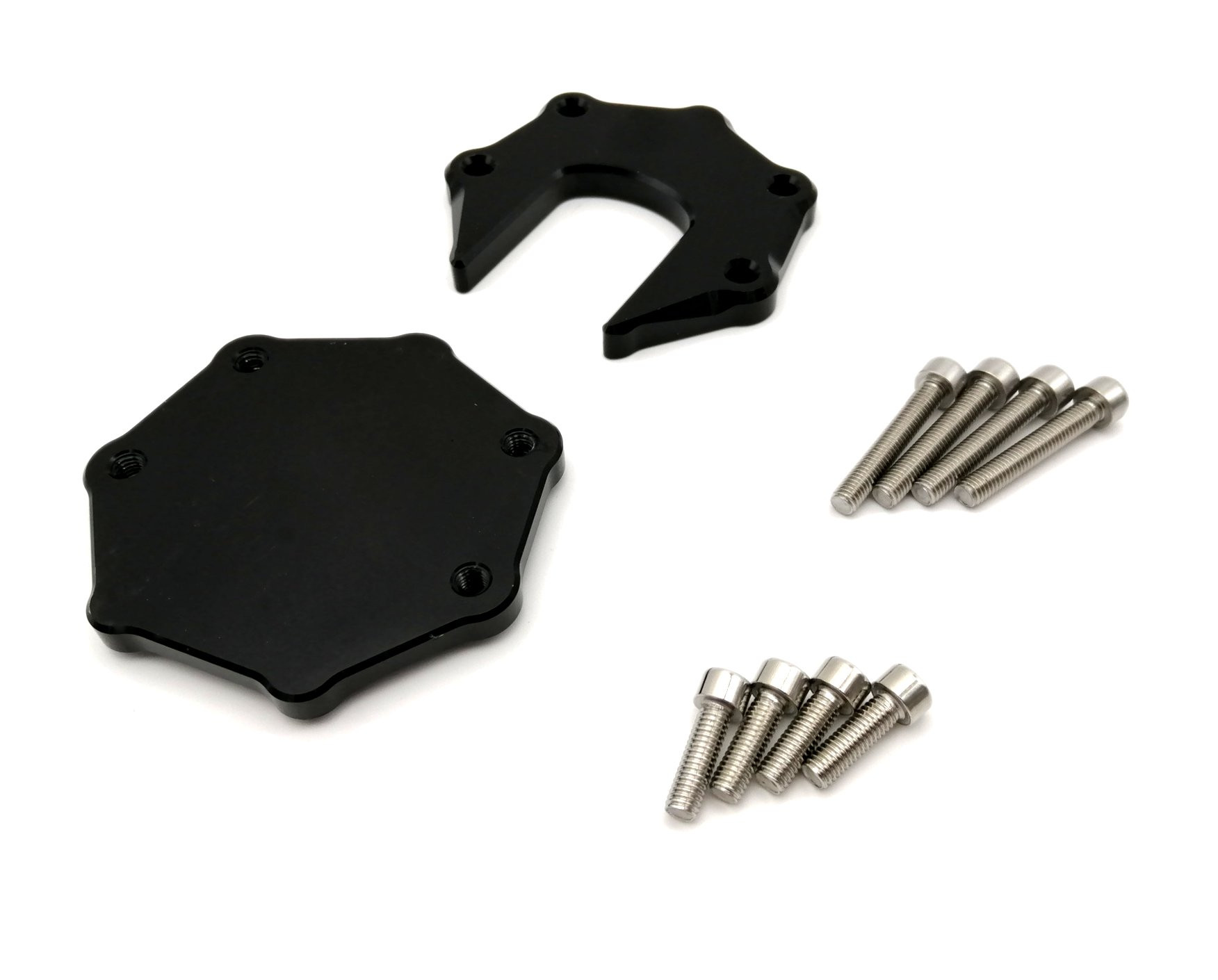Support pour repose béquille aluminium CNC universel Brazoline - vue 2