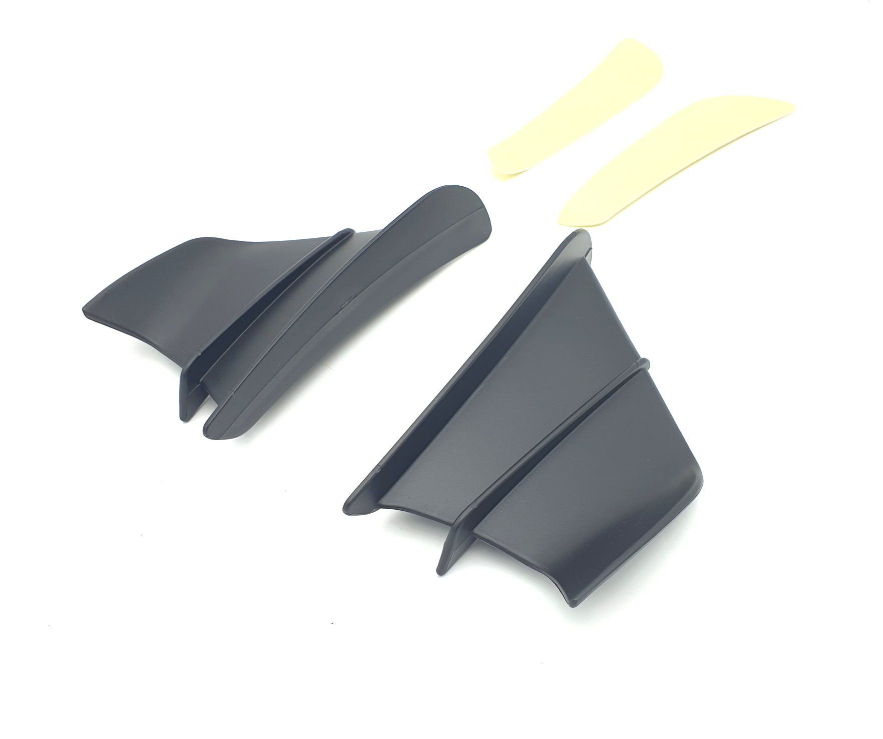 Ailerons style MotoGP « Real Wing » noirs mat universels Brazoline - vue 3