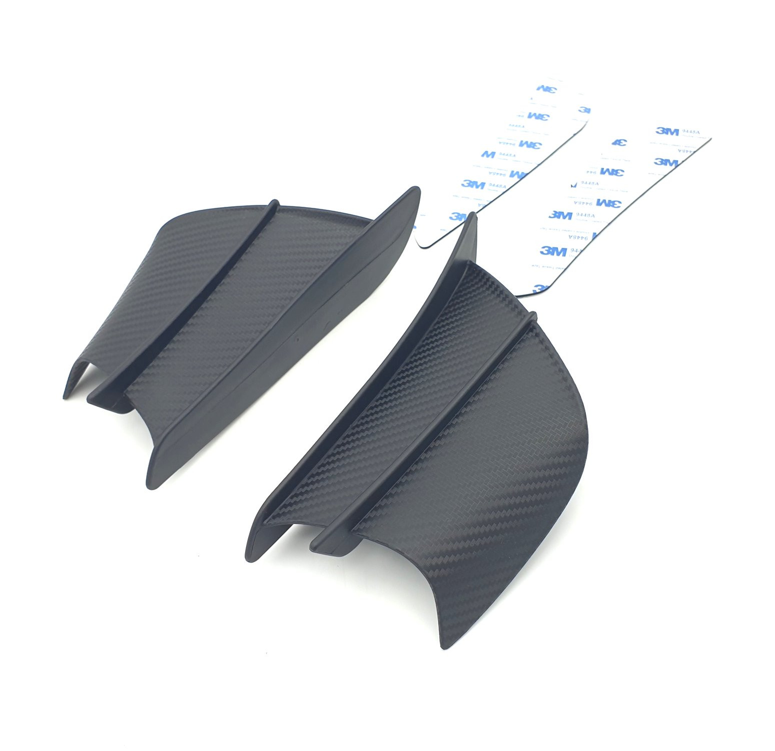 Ailerons style MotoGP REAL WING carbone mat universels Brazoline - vue 2