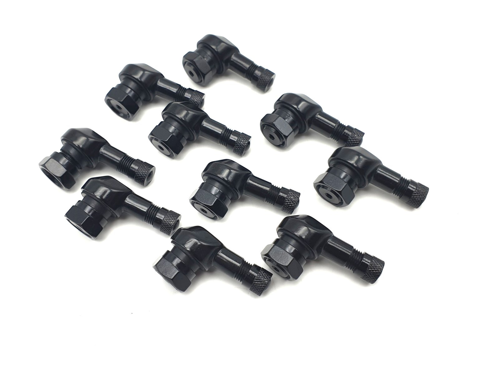 10 Valves de Roue ALU 11,3mm Vissables Coudées BRAZOLINE - vue 2