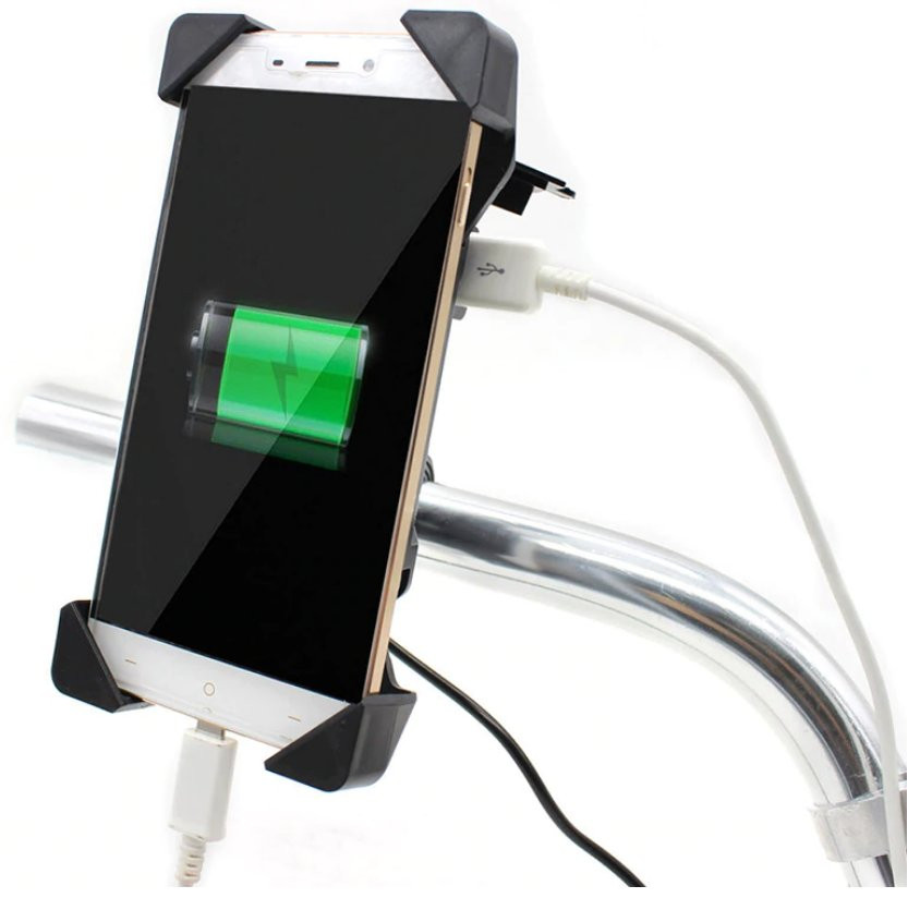 Support de téléphone universel BRAZOLINE avec USB 2.0A - vue 2