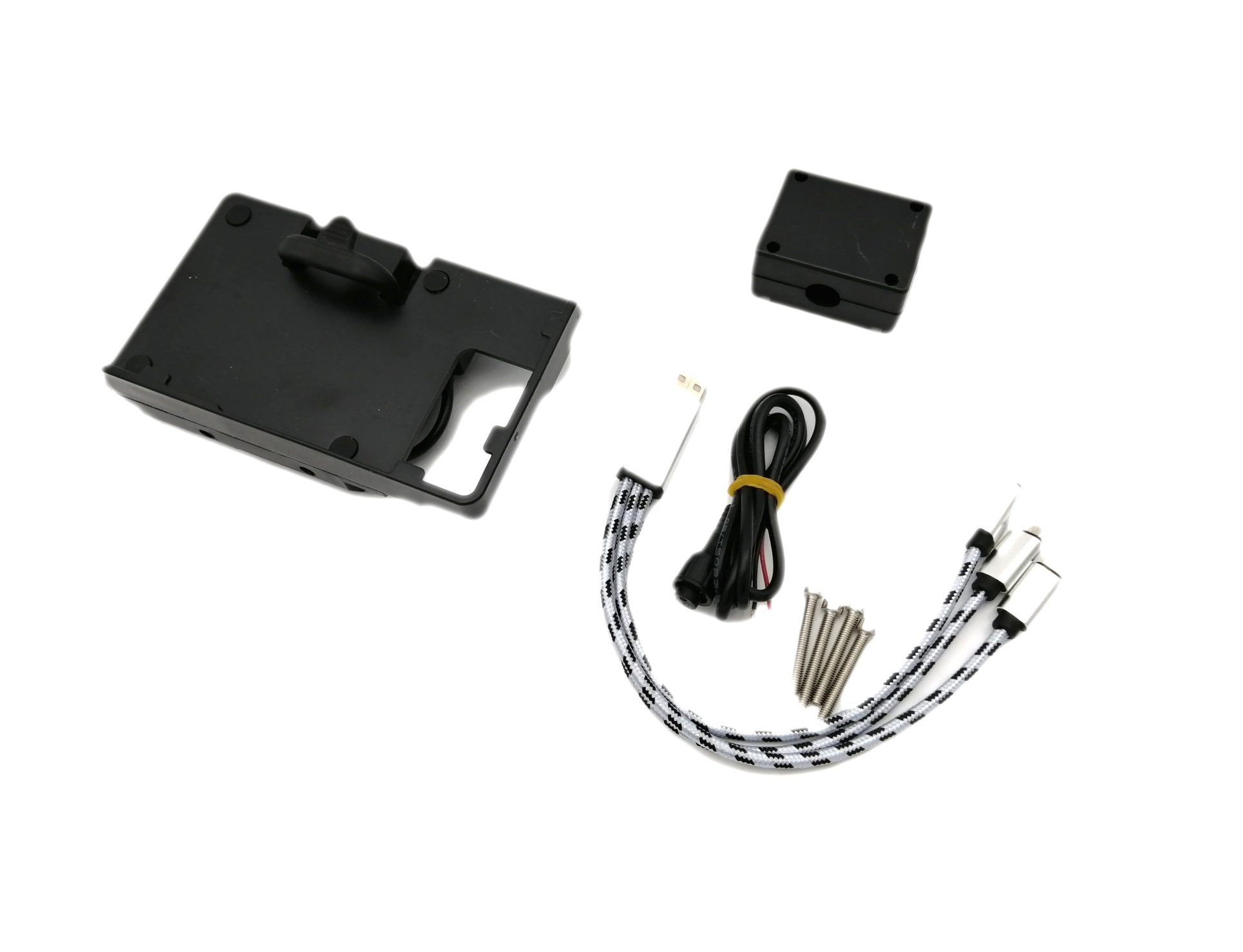 Support chargeur téléphone BRAZOLINE BMW/HONDA universel avec 2 USB - vue 3