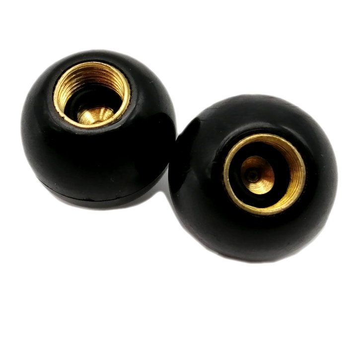 Paire de bouchons de valves Café Racer Snooker BRAZOLINE - vue 2