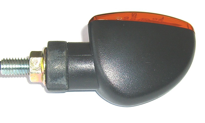 Paire de clignotants à ampoule SHORT Brazoline noir - vue 2