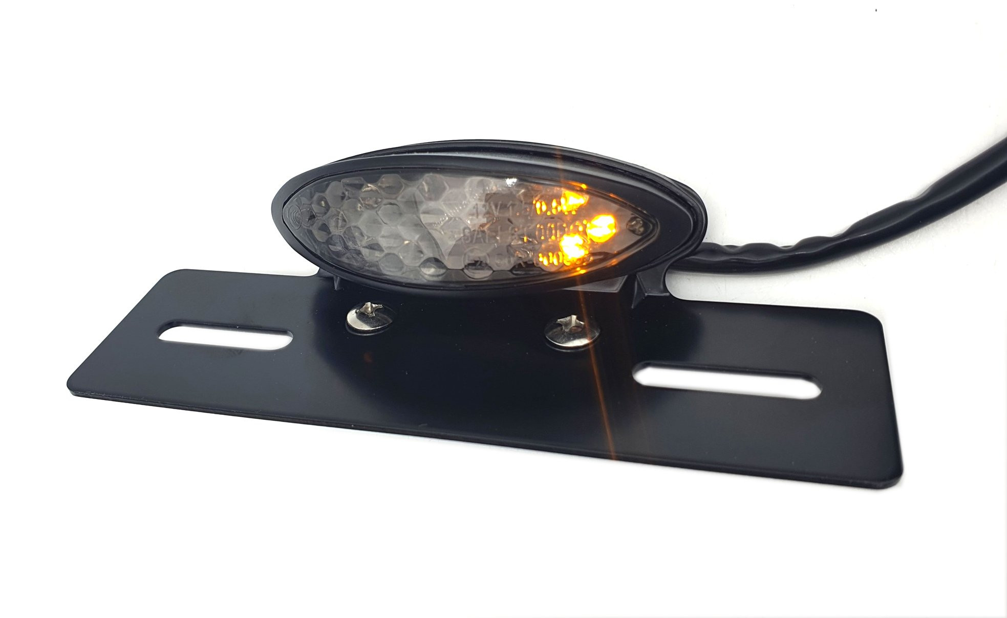 Feu arrière et clignotants LED + support et éclairage de plaque ROAD BRAZOLINE - vue 2
