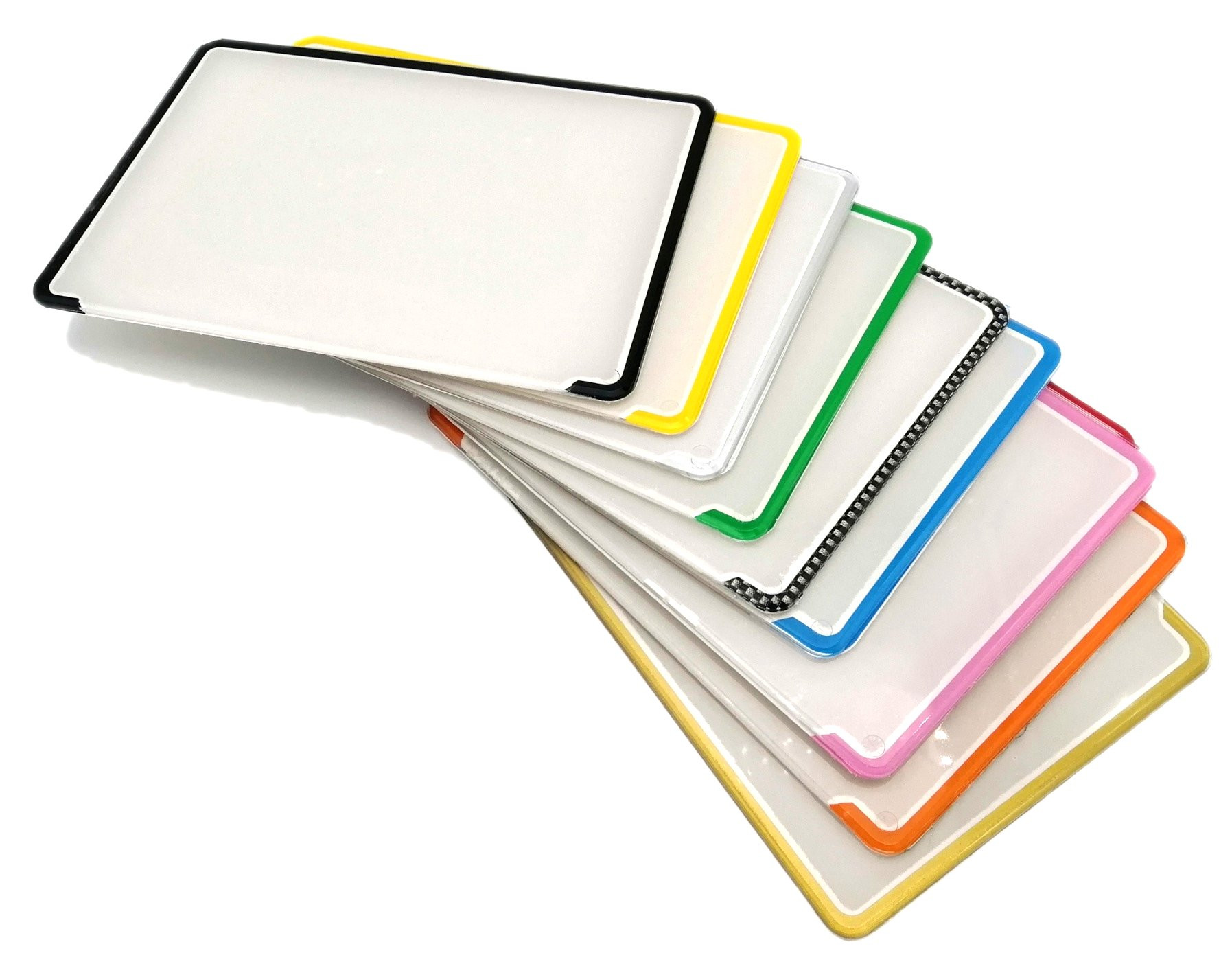 Plaque plexi moto 210 x 145 mm liseré chrome SPM homologuée - vue 2