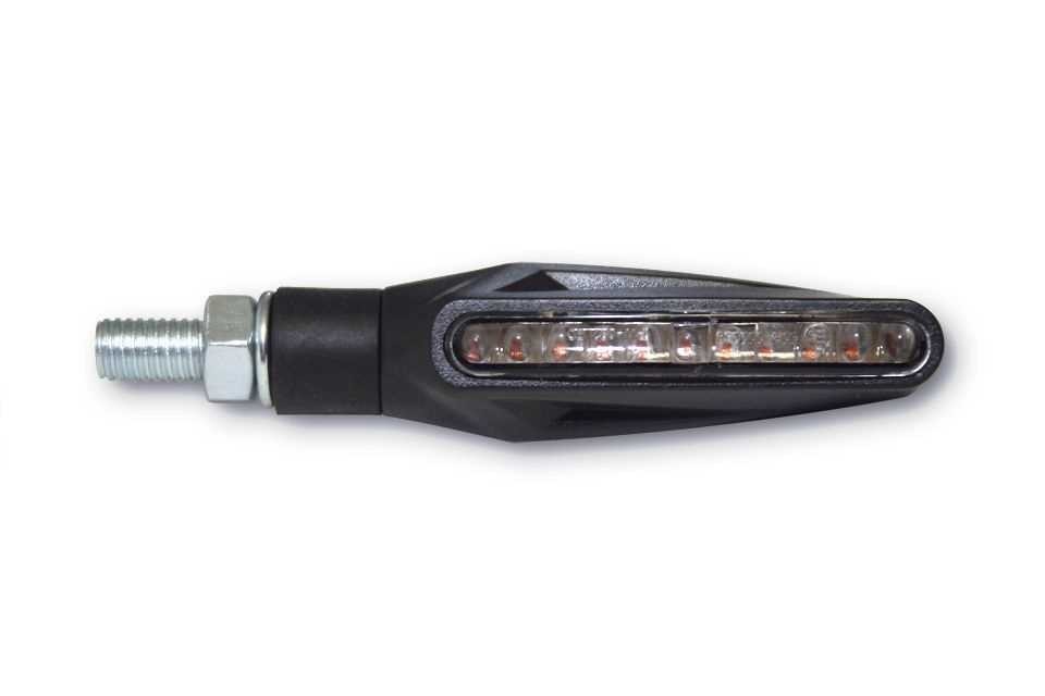 Paire de clignotants à LEDs Furtif noir Brazoline - vue 3