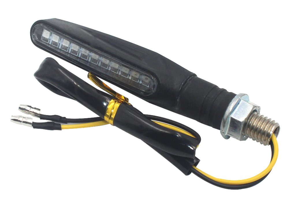 Paire de clignotants séquentiels Brazoline Furtif noir ECO - vue 2