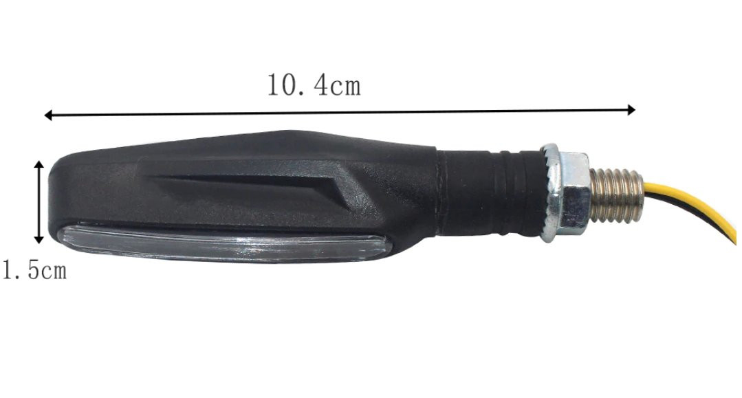 Paire de clignotants séquentiels Brazoline Furtif noir ECO - vue 3