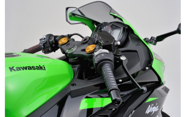 Capuchon de maître-cylindre avant Kawasaki Z650 Z900 (2017-2024) CNC noir Daytona - vue 4