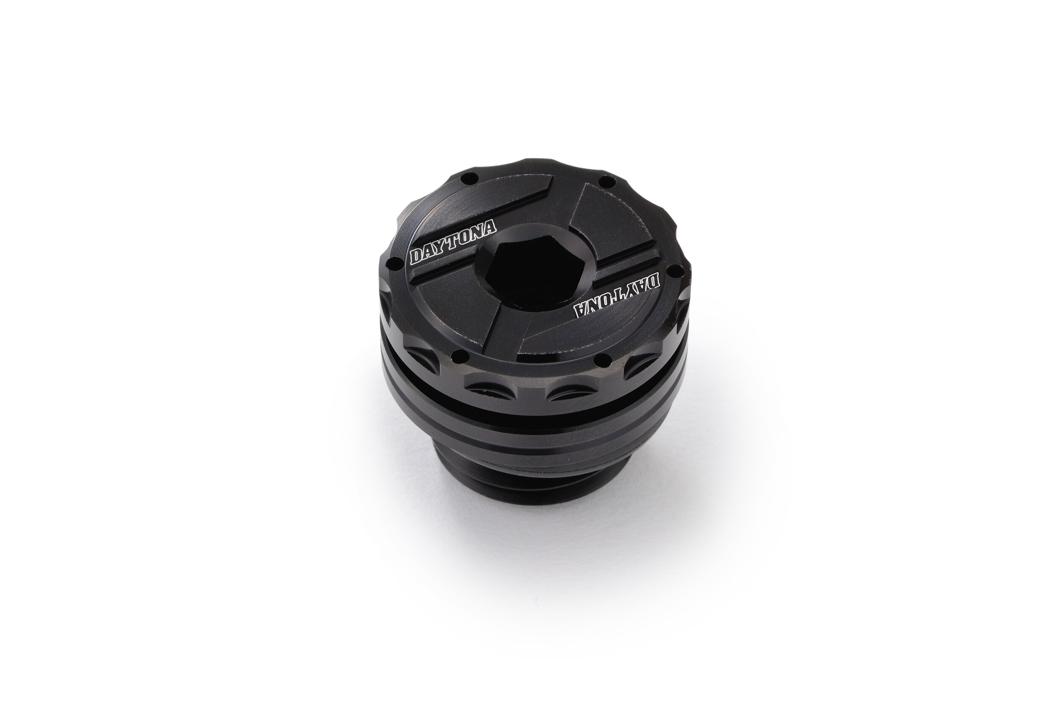 Bouchon de remplissage huile M20 x P2.5 CNC noir Daytona - vue 2