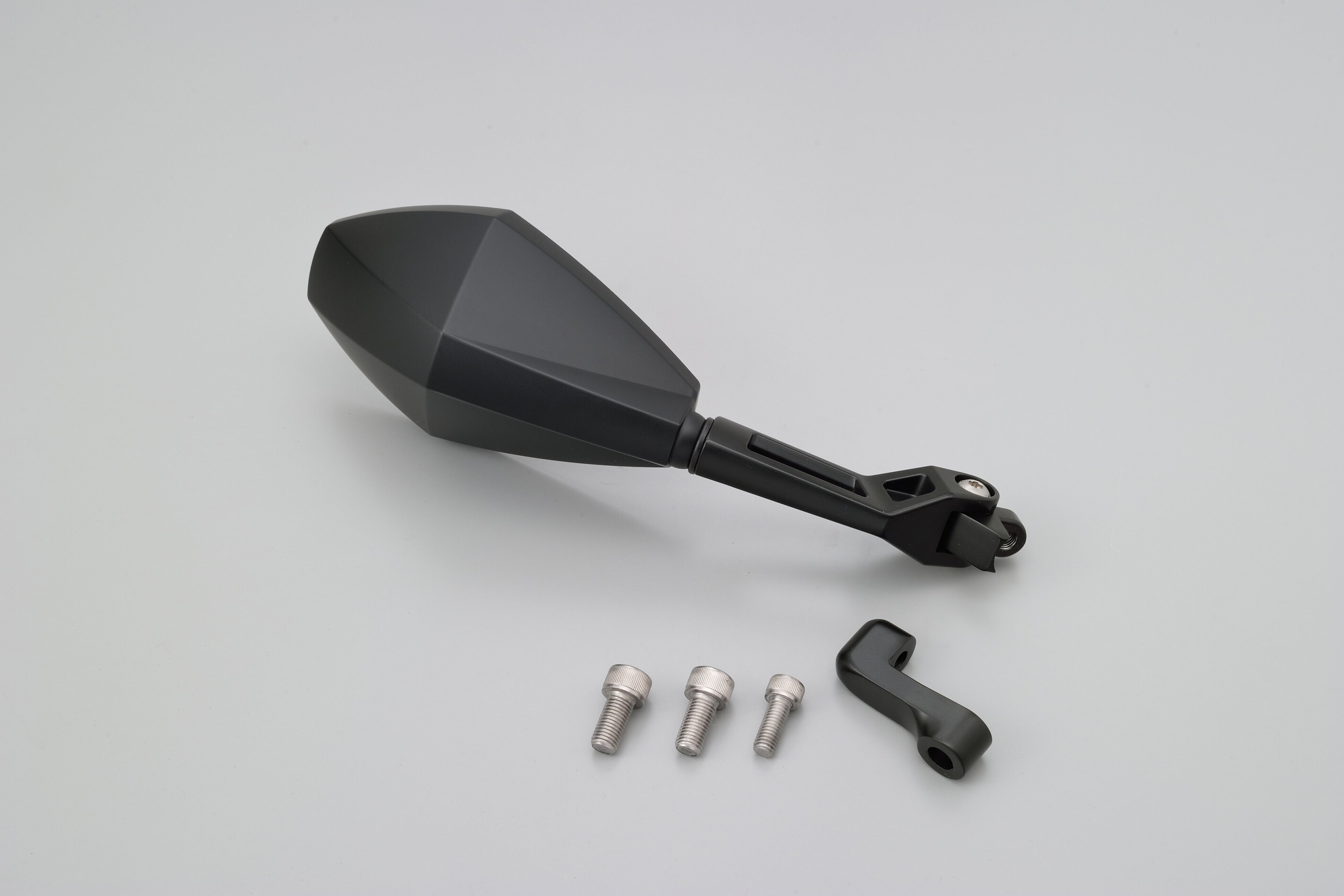 Rétroviseur Daytona boîtier diamant tige ABS aluminium