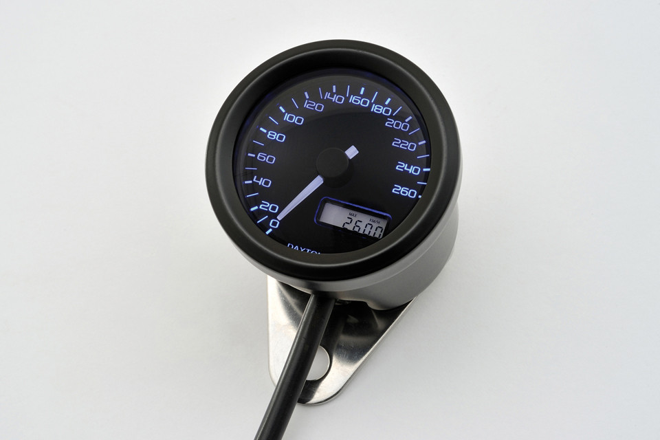 Daytona Velona 48 Compteur de vitesse 260 km/h / MPH - vue 2