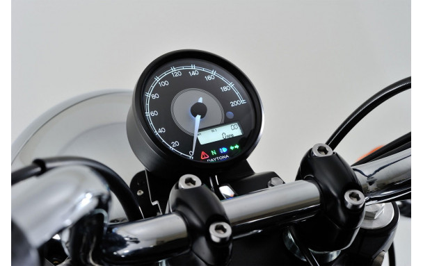 DAYTONA Compteur aiguille VELONA 80, 200 km/h, avec compte-tours LCD - vue 4