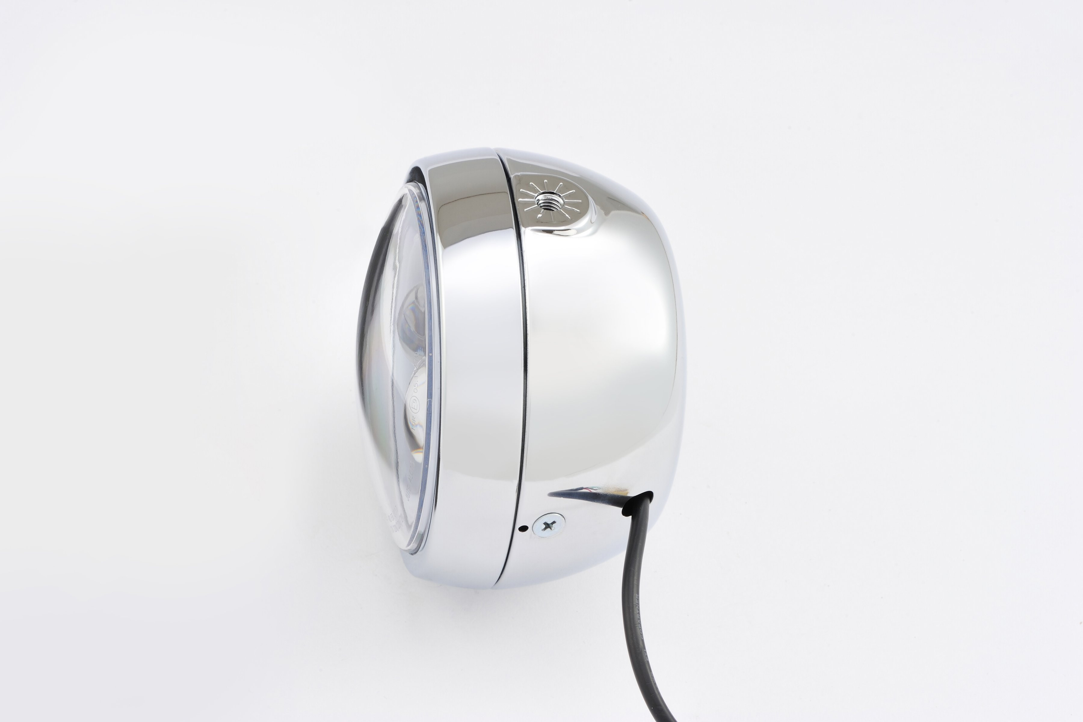 Phare LED Capsule 120 montage latéral chrome Daytona - vue 3