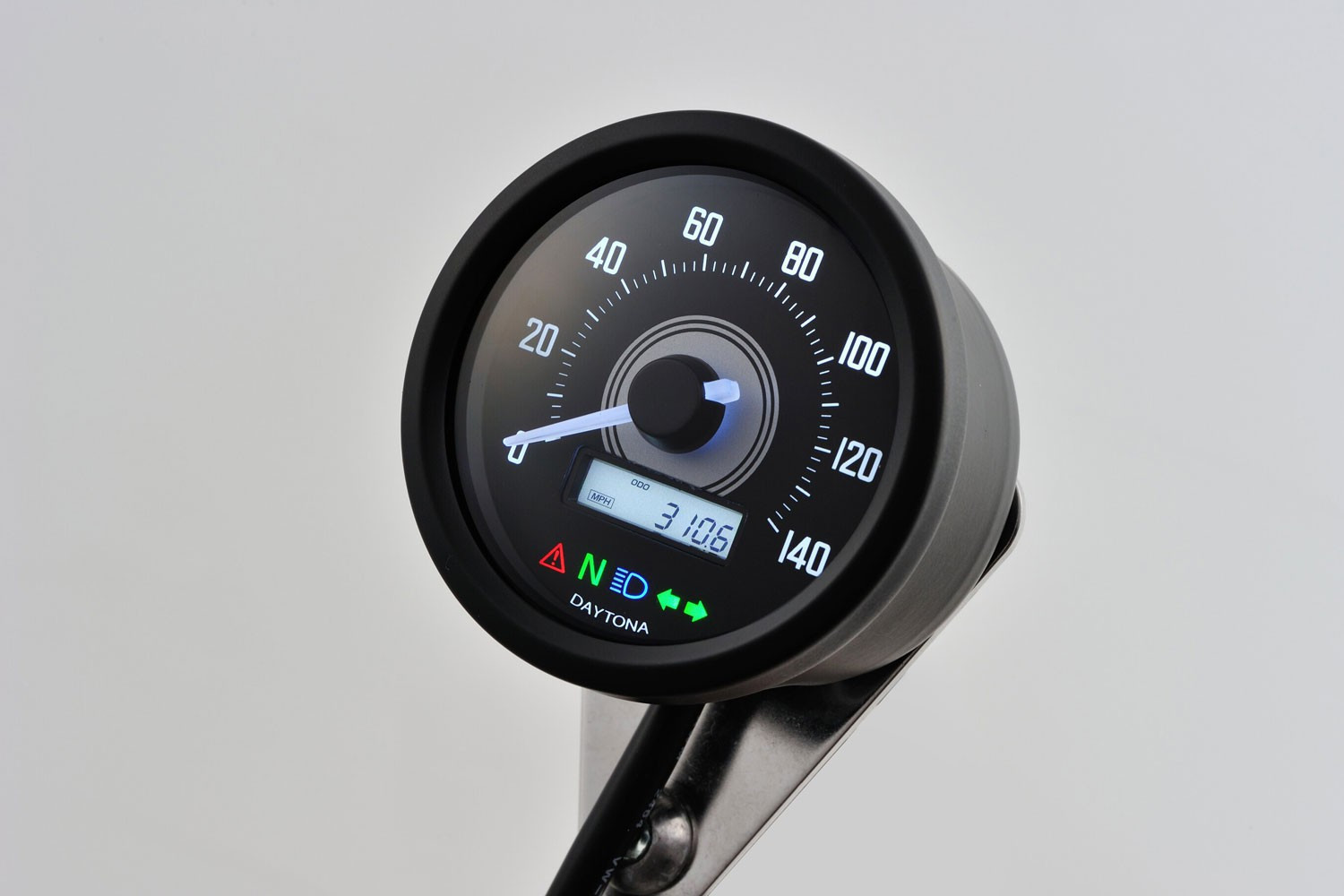DAYTONA Compteur numérique VELONA 2 noir 60 mm jusqu'à 140 km/h avec support - vue 4