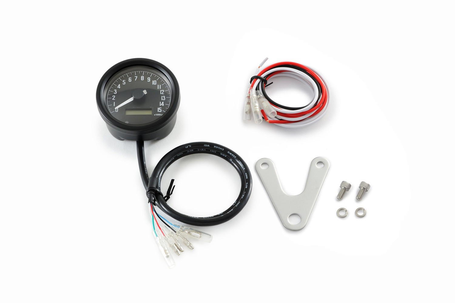 DAYTONA Digital compte-tours VELONA 2 noir 60 mm 15000 trs/min avec support - vue 2