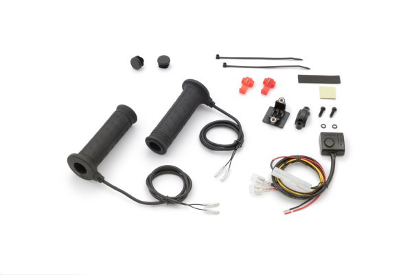 Poignées chauffantes Daytona ATV 12V commande 4-LV noir