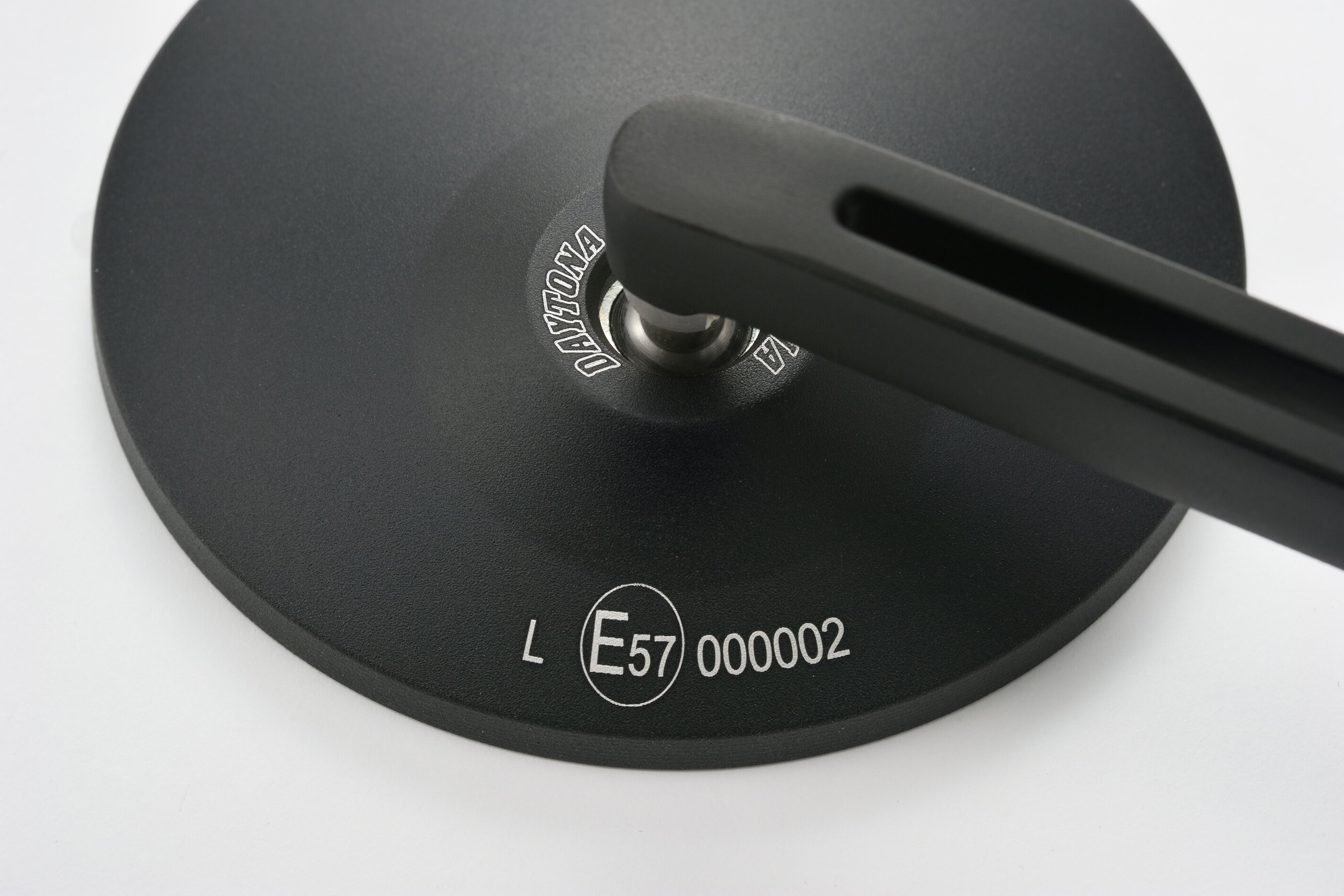 Rétroviseur Daytona D-MIRROR-3 rond tige aluminium noir - vue 2