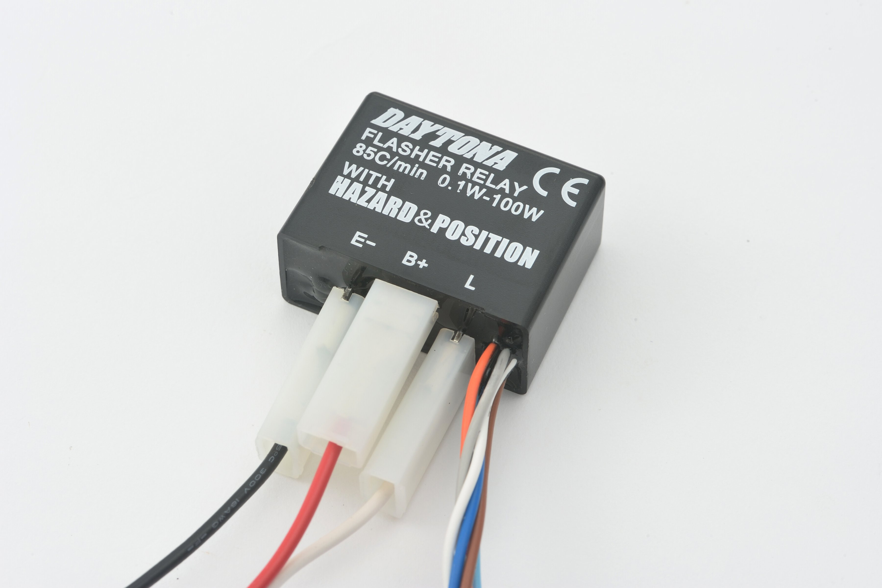 Relais 3P indicateur avec position et danger 12V 0.1-100W Daytona - vue 2