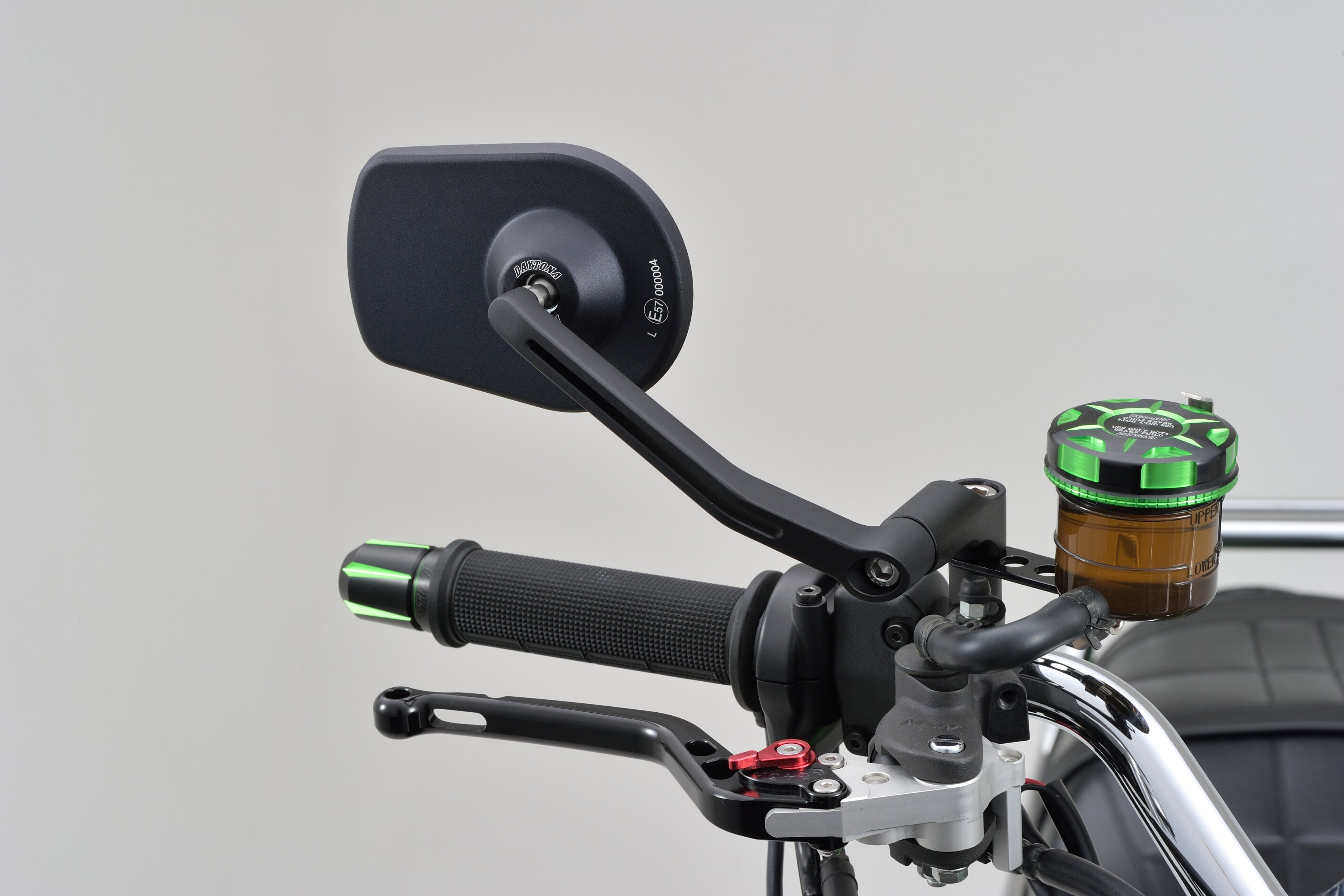 Rétroviseur Daytona D-MIRROR-5 pan/tige aluminium noir - vue 3