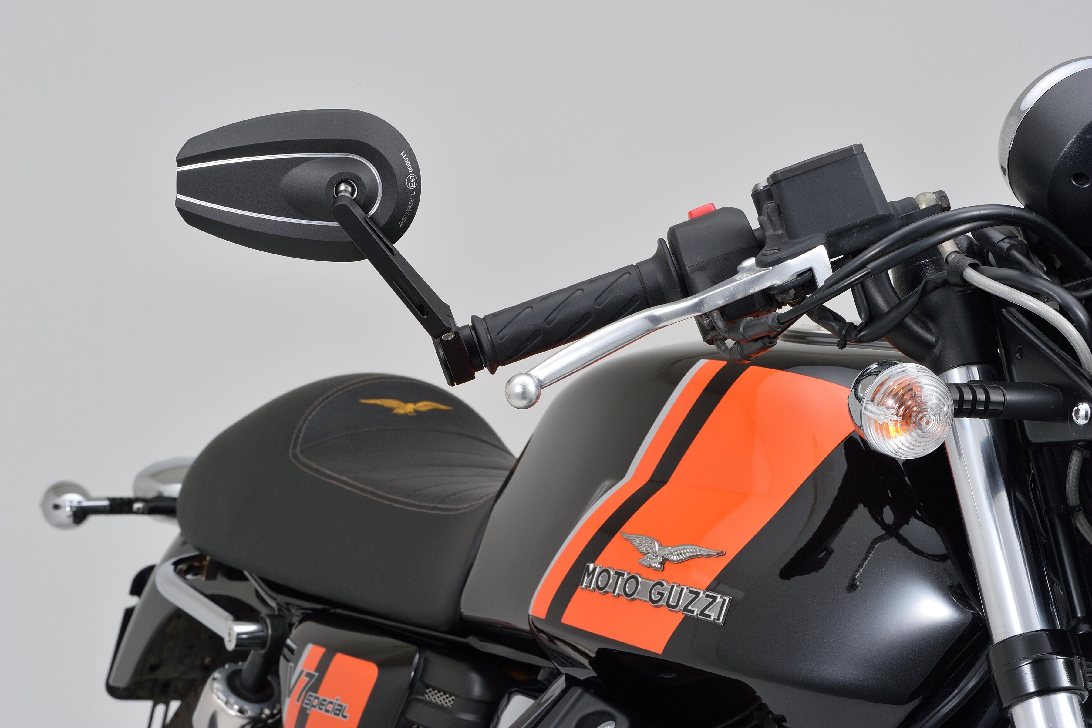 Rétroviseur Daytona Lenkerende Daytona Long Alu Noir - vue 2