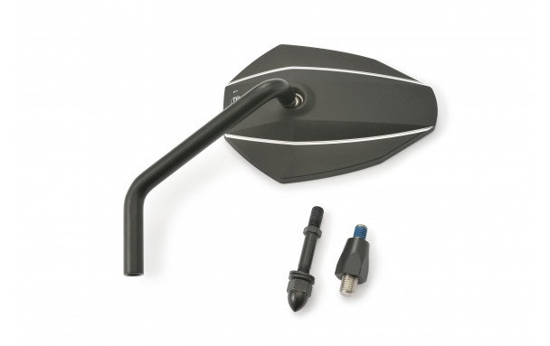 Rétroviseur gauche Daytona D-MIROIR-7 type-K tige aluminium noir - vue 4