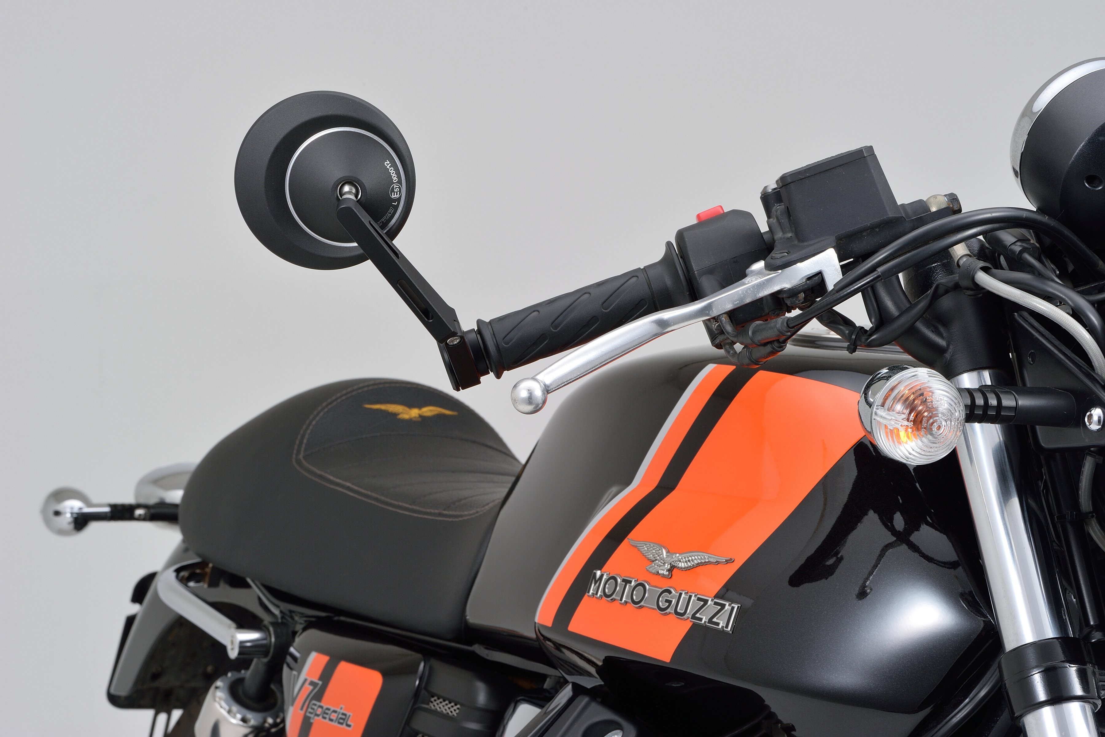Rétroviseur Daytona D-MIRROR-8 type-R barend long aluminium noir - vue 2