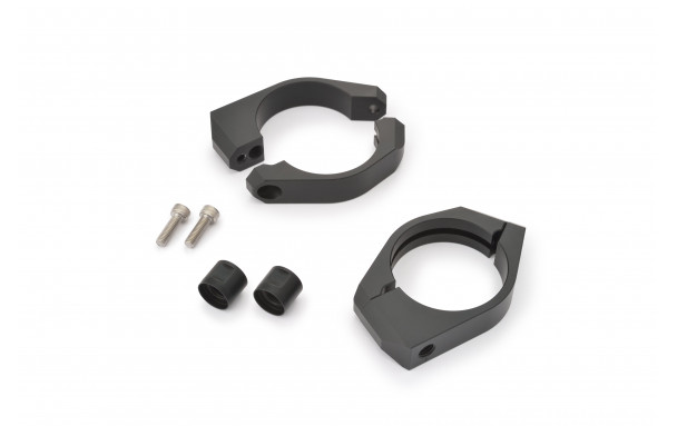 Jeu de colliers de fourche en aluminium (2pcs) dia.49 pour support de clignotant Daytona - vue 4