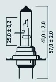 Ampoule H7 12V 55W PX26D Brazoline