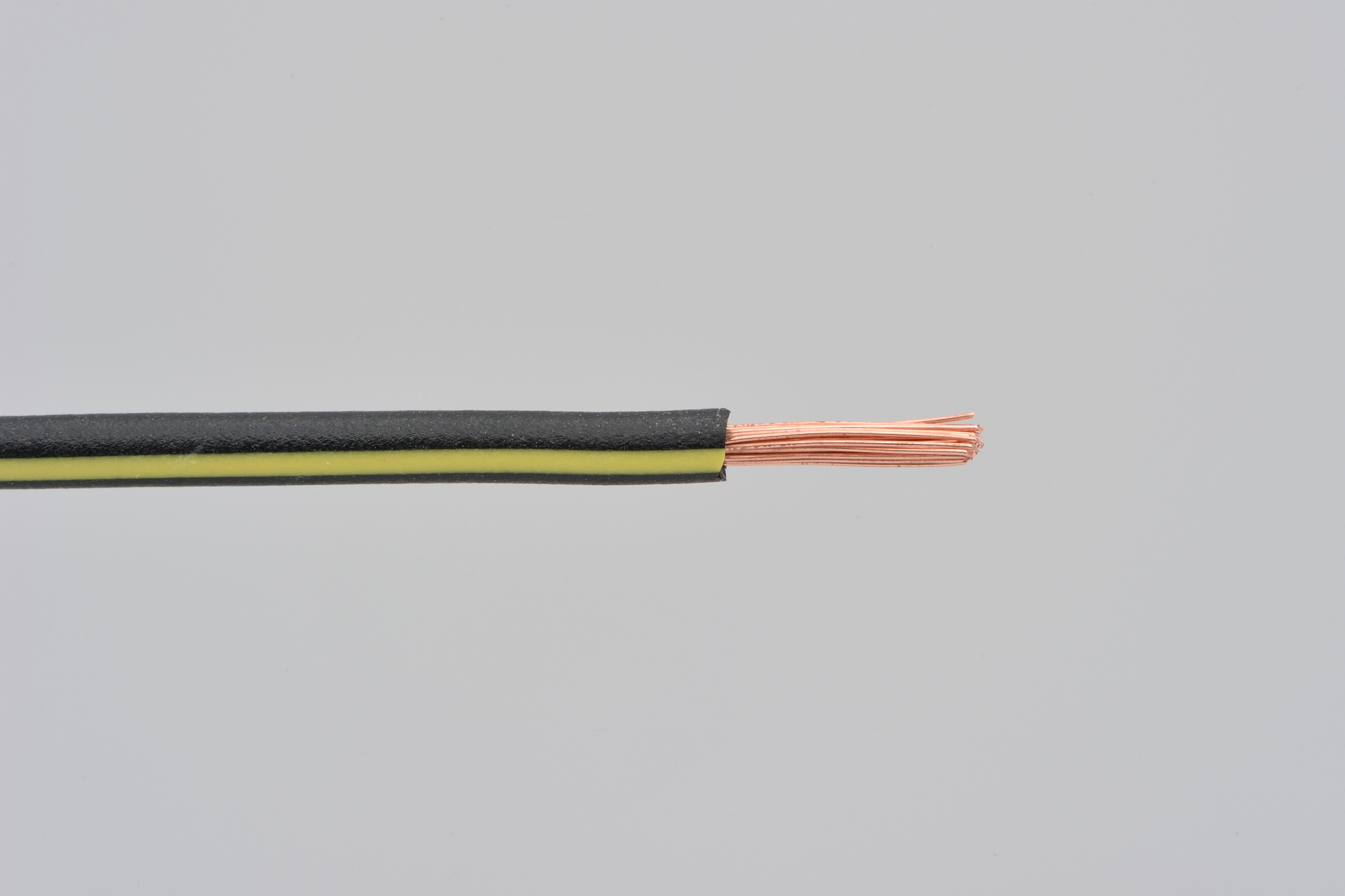 fil de couleur, AVS0.75, noir/jaune, 2m - DAYTONA - vue 2