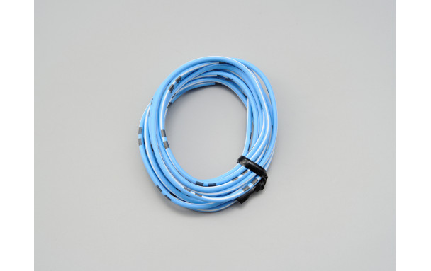 Fil de couleur AVS0.75 bleu clair/blanc 2m DAYTONA - vue 4