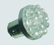 Ampoule LED rouge 12V 1/2W BAY15D Brazoline
