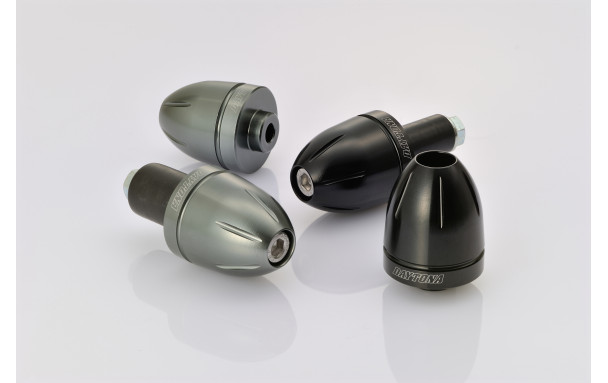Embout de guidon Bullet 14-19 mm noir Daytona - vue 4