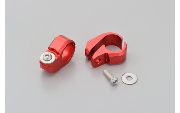 Ensemble de colliers de guidon 22,2 mm (2 pièces) Daytona rouge - vue 4