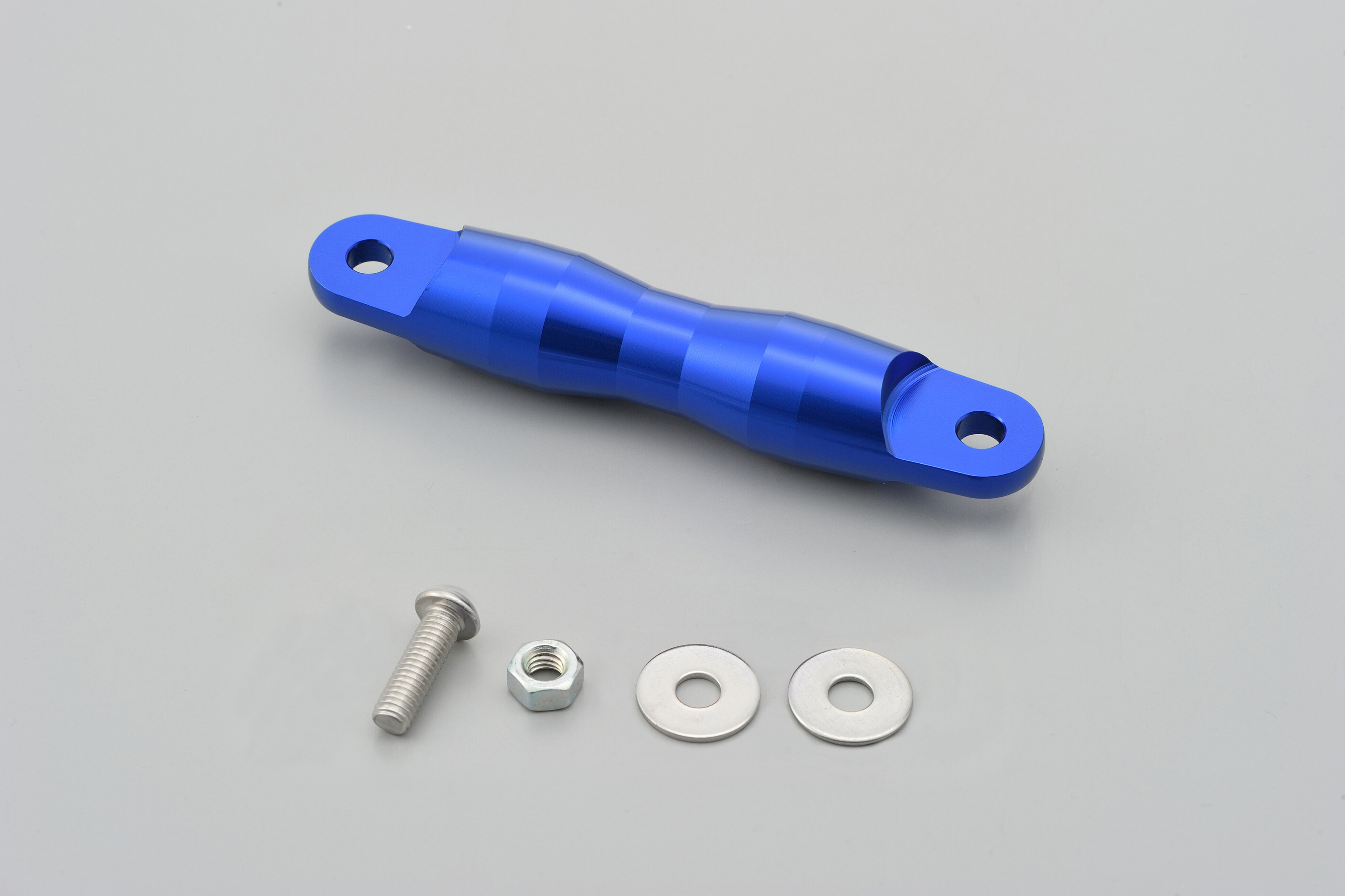 Adaptateur pour barre de renfort de guidon 100 mm bleu Daytona