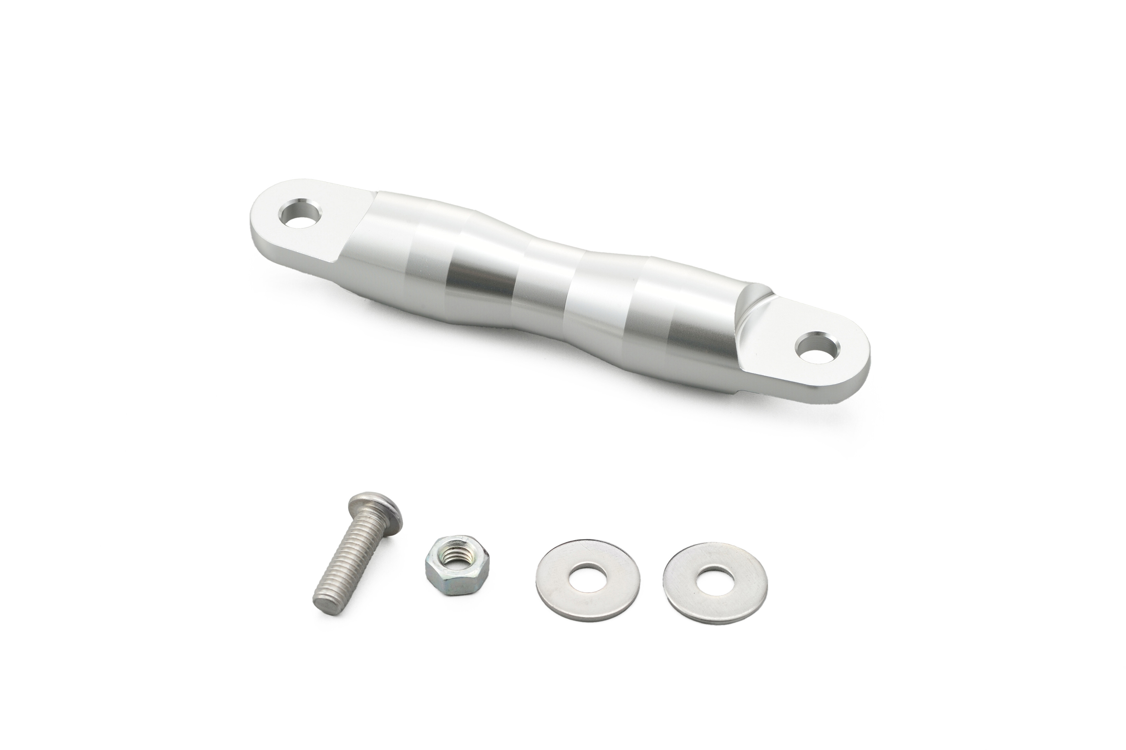 Adaptateur pour barre de renfort de guidon 100 mm argent Daytona