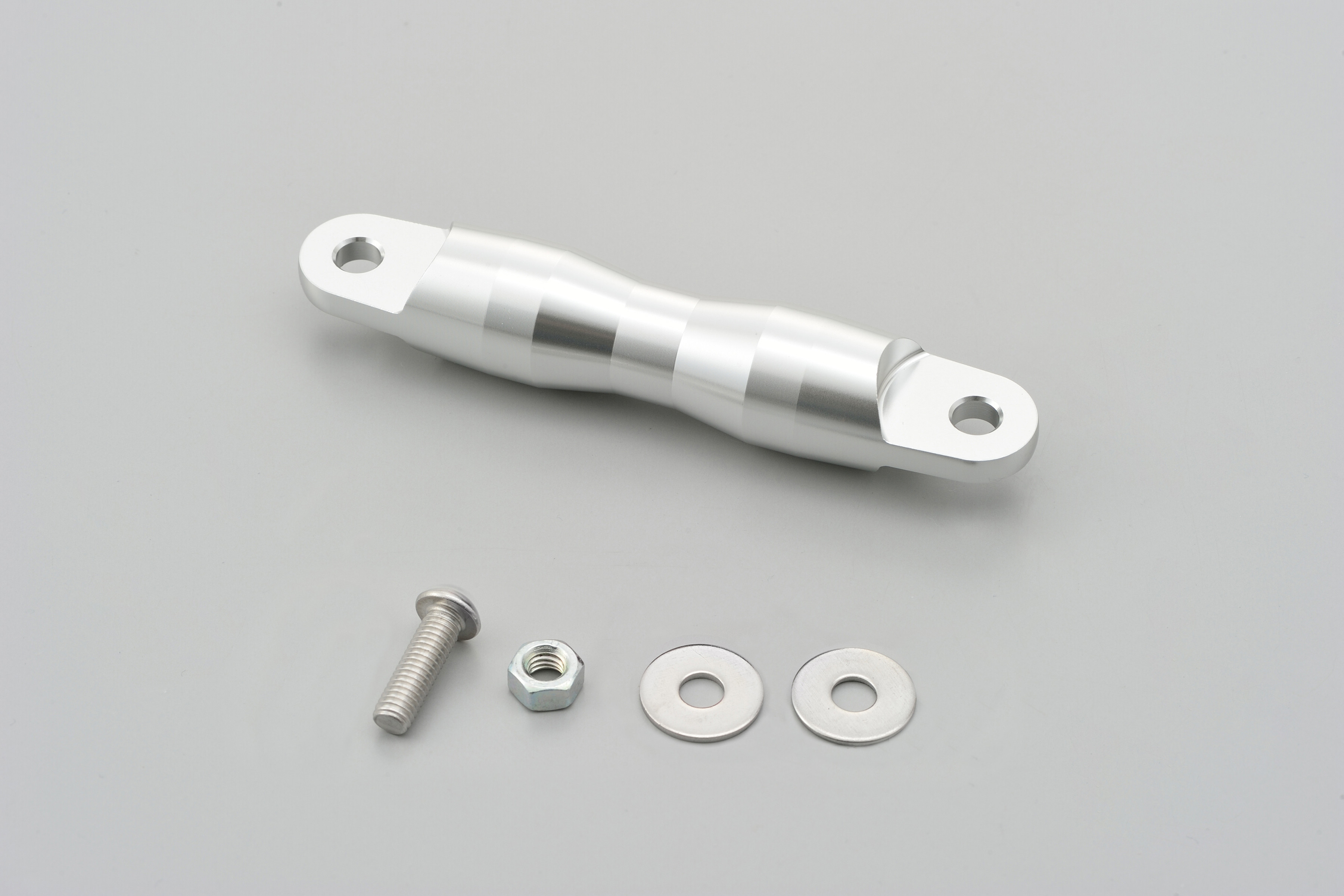 Adaptateur pour barre de renfort de guidon 100 mm argent Daytona - vue 2
