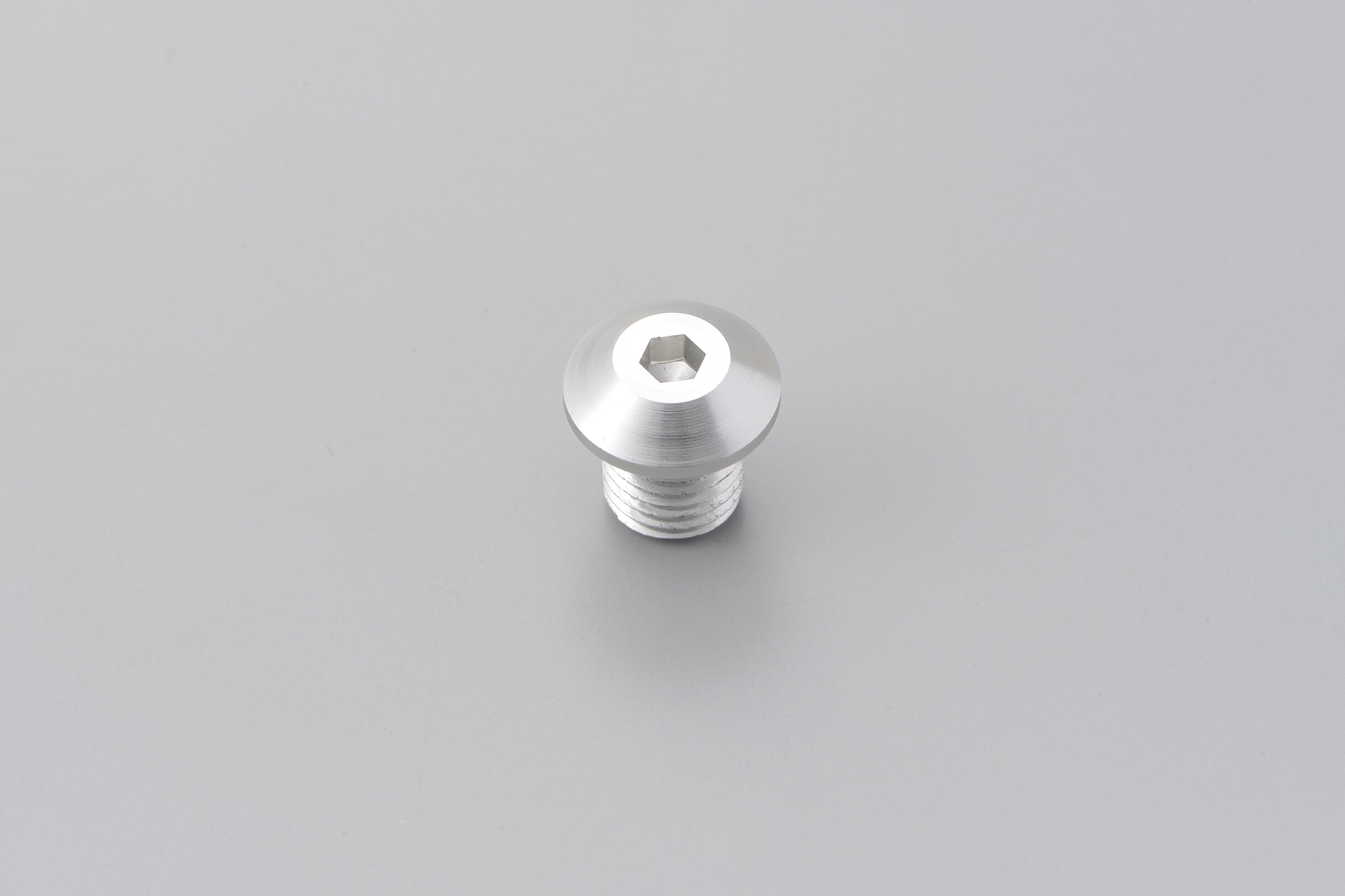 Bouchon de miroir M10-P1.25 gauche argent Daytona