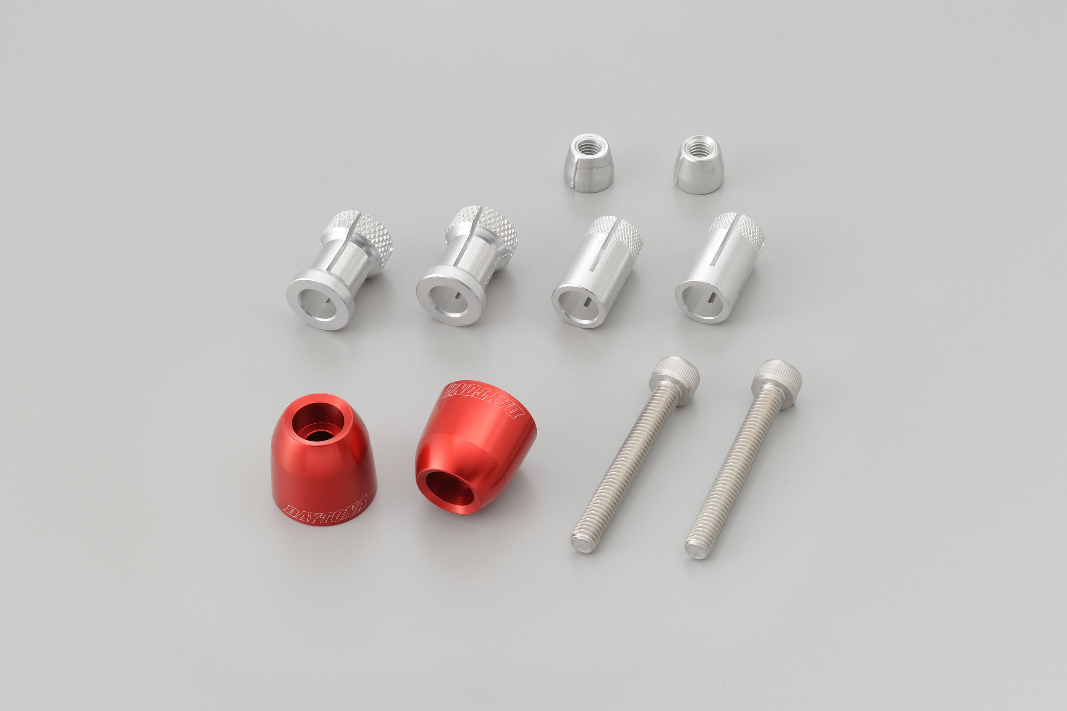 Embouts de guidon Daytona Pino-1 14-19 mm rouge - vue 2